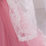 Rosie II spädbarnsklänning, puderrosa barnklänning, tyllfestklänning barn, eleganta barnkläder, klänning för dop, barnklänning för bröllop, barnklänning för födelsedag, barnmode, spädbarnsmode, klänning med spetsdetaljer