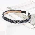 hårband, flickor hårband, marinblått hårband, hårband med kristaller, barnaccessoarer, eleganta hårband, festhårband, lyxiga barnaccessoarer