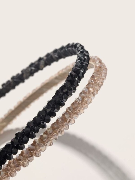 hårband, flickor hårband, svart hårband, eleganta hårband, hårband med kristaller, barnaccessoarer, lyxiga hårband, stilfulla hårband