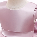 Paloma pudrig rosa tyllklänning, festklänning för flickor, eleganta barnkläder, klänning för bröllop och dop, barnmode Sverige, tyllklänning med spets, barnkläder online, festkläder för barn, dopkläder flickor