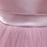 Paloma pudrig rosa tyllklänning, festklänning för flickor, eleganta barnkläder, klänning för bröllop och dop, barnmode Sverige, tyllklänning med spets, barnkläder online, festkläder för barn, dopkläder flickor