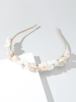 blommigt hårband, flickors håraccessoarer, eleganta hårband, speciella tillfällen accessoarer, högkvalitativa hårband, flickors modeaccessoarer