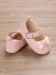 spädbarnsskor, rosa barnskor, eleganta spädbarnsskor, barnskor med rosetter, lackade spädbarnsskor, skor för små barn, första steg skor, bebis skor online, komfort barnskor