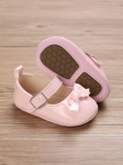 spädbarnsskor, rosa barnskor, eleganta spädbarnsskor, barnskor med rosetter, lackade spädbarnsskor, skor för små barn, första steg skor, bebis skor online, komfort barnskor