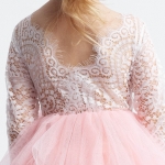 barnklänning, eleganta barnklänning, flickklänning för bröllop, dopklänning, Änglalång barnklänning, festklänning barn, tyllklänning flicka, långärmad barnklänning