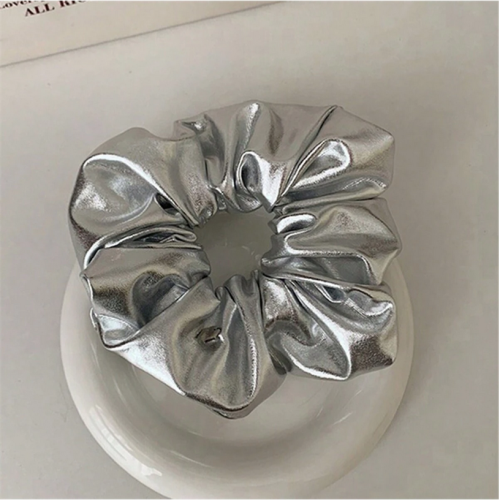 Silverglans Scrunchie för Flickor