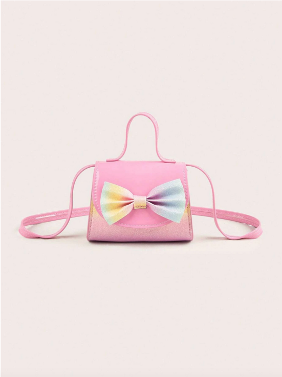 barnväska, flickväska, regnbåge, mode för barn, barnaccessoarer, praktisk barnväska, rosa barnväska, flickaccessoarer, elegant barnväska, barnpresent