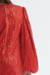 Gabriela röd klänning, festklänning barn, barnkläder ceremoni, flickklänning röd, barnkläder högtid, barnmode Sverige, elegant barnklänning, festklänning flickor, köp barnkläder online