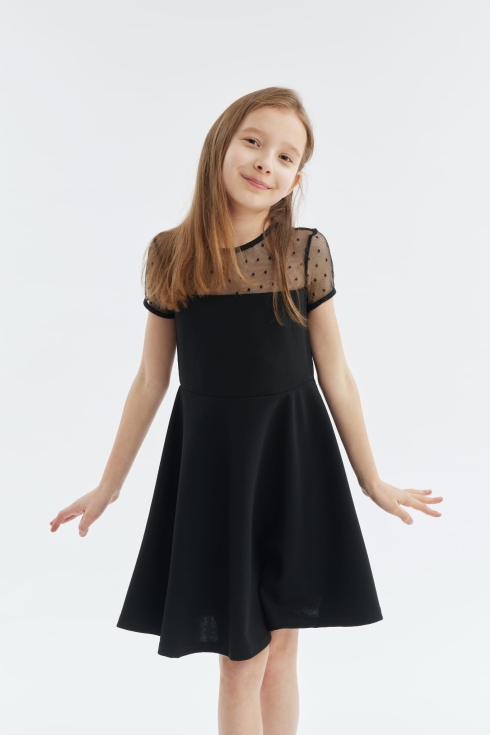 barnfestklänning, svart klänning barn, eleganta barnkläder, unika barnkläder, Elly klänning, festkläder för flickor, barnkläder för speciella tillfällen