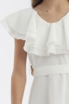 Swan klänning, elegant barnklänning, vita klänningar för flickor, festklänning barn, barnmode elegans, barnkläder för ceremonier, prinsessklänningar, barnklänningar online, Sverige barnmode, festkläder för barn