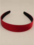 satinhårband, rött hårband, hårband för flickor, barnaccessoarer, festliga håraccessoarer, eleganta hårband, flickmode