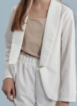 flickkläder för högtider, elegant set för flickor, vita byxor och kavaj, festkläder för barn, bröllopskläder flicka, födelsedagskläder flicka, barnkläder för speciella tillfällen