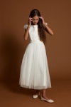 elegant barnklänning, festklänning flicka, Ayla klänning, PREMIUM barnkläder, tyllklänning barn, kommundräkt, festkläder barn, kristallbälte klänning
