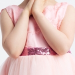 Provence rosa klänning, tyllklänning för flickor, festklänning med rosett, barnklänning för bröllop, barnklänning för fest, prinsessklänning barn, rosa klänning barn, elegant barnklänning, barnmode