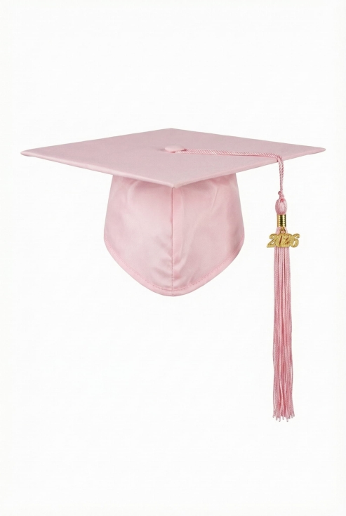 examenshatt, rosa hatt, studentmössa, examen 2026, skolavslutning, examenspresent, barnkläder, akademisk ceremoni, formell klädsel, tofs och berlock