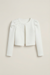 Barnbolero, Giorgia, Pärlbolero, Elegant barnklädsel, Formella tillfällen för barn, Vår- och sommarkläder för barn, Barnkläder med pärlor, Komfort och stil för barn