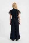 elegant flickjumpsuit blair i svart färg hel styling, festlig jumpsuit för flicka, matchande accessoarer, ZOYA Fashion