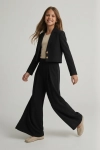 festlig flickkostym emi i svart färg hel styling, festlig kostym för flicka, matchande accessoarer, ZOYA Fashion