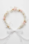 rosa hårband med blommor och pärlor för flickor, flickhårband ZOYA Fashion, hårband med dekoration, festligt hårband för flicka, svenska barnkläder, ZOYA Fashion Sverige