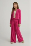 festlig flickkostym emi i fuchsia färg, flickkostym ZOYA Fashion, kostym för konfirmation, festlig kostym för flicka, svenska barnkläder, ZOYA Fashion Sverige
