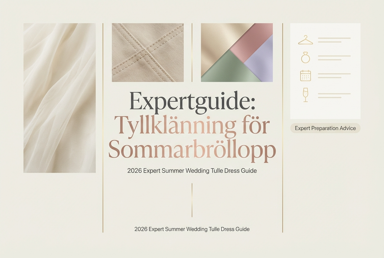 Tyllklänningar för barn på sommarbröllop 2026 – expertens guide till rätt val