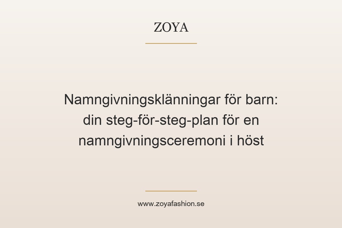 Namngivningsklänningar för barn: din steg-för-steg-plan för en namngivningsceremoni i höst